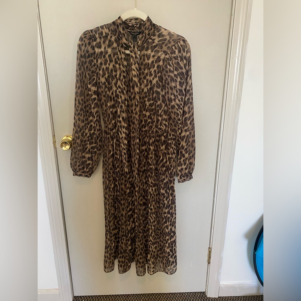 Women’s leopard print dress